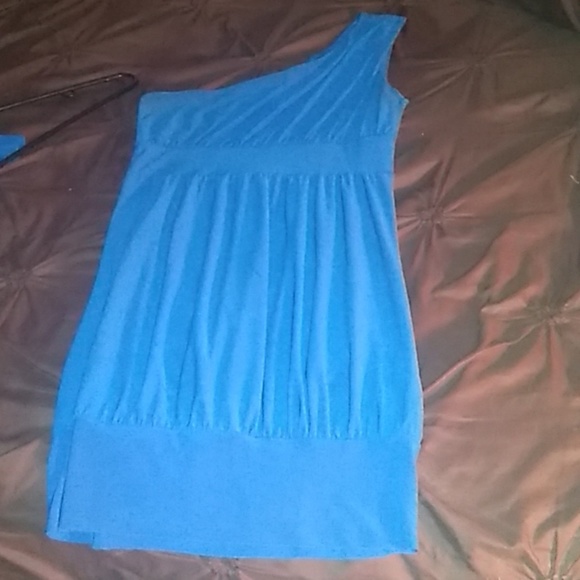 One shouldered dress. - Picture 3 of 3
